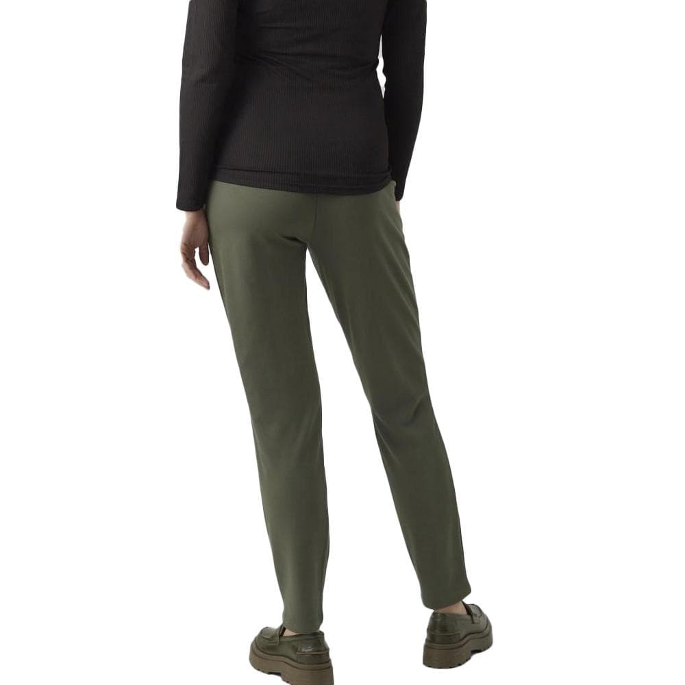 Pantalon de Grossesse Kaki Femme Mamalicious Mini 2