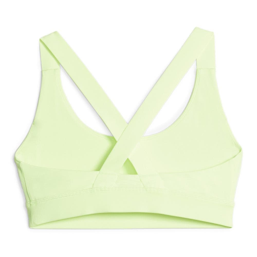 Brassière Verte Fluo Femme Puma Mid Impact 2