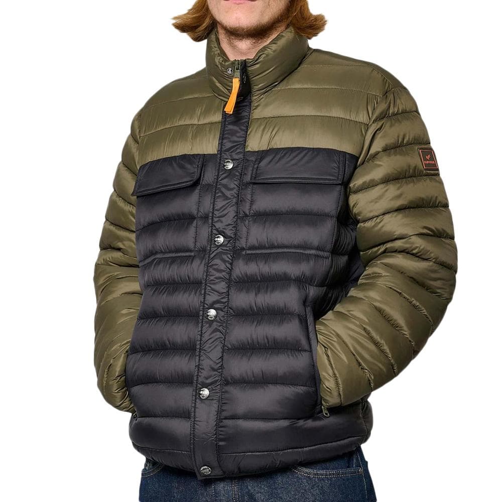 Doudoune Noire/Kaki Homme Kaporal BORA 1