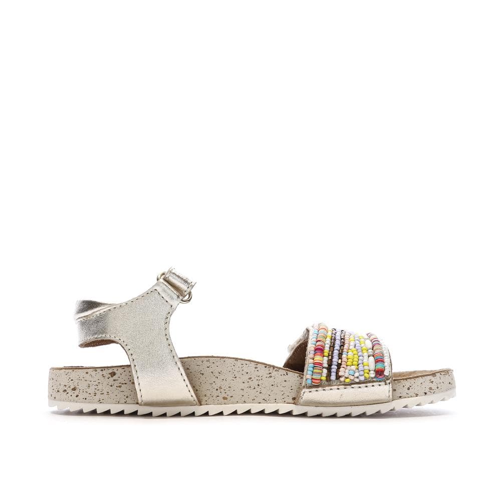Sandales Doré et Perles Fille Mod8 Mo Charlene 2