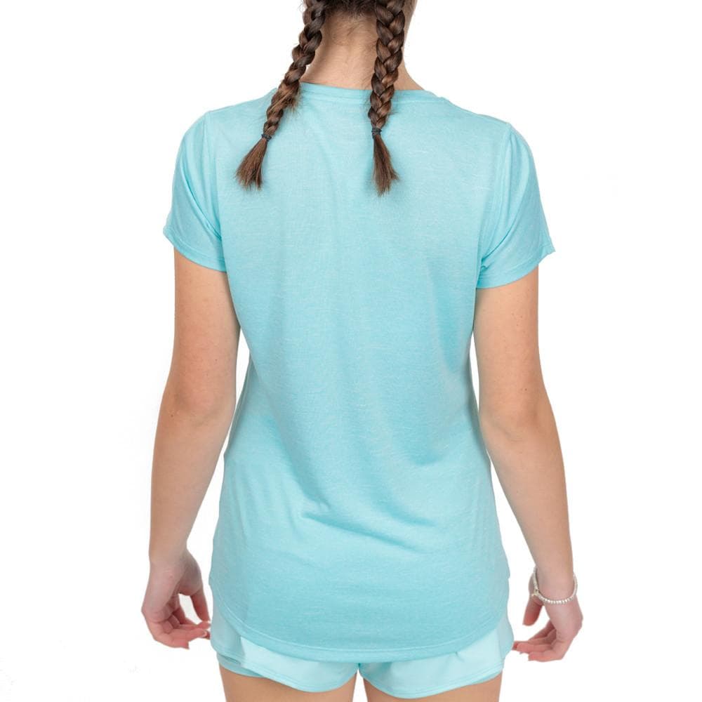 T-shirt Bleu Clair Femme Mizuno Impulse 2