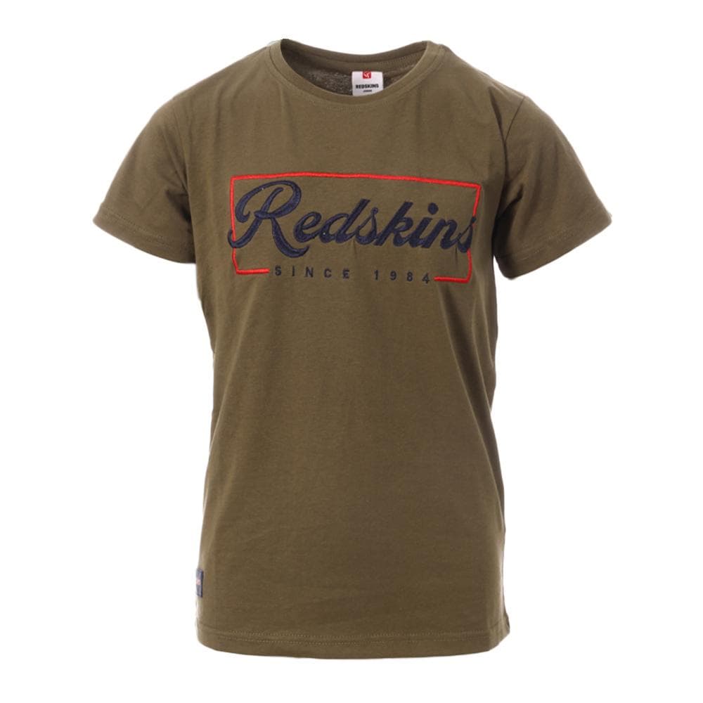 T-Shirt Kaki Garçon Redskins TS6074 1