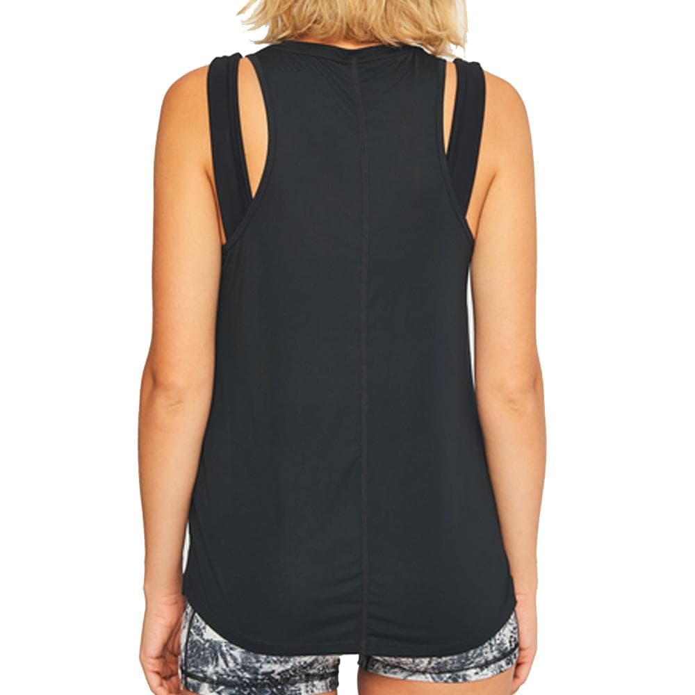 Débardeur de Sport Noir Femme Nike OneTank 2