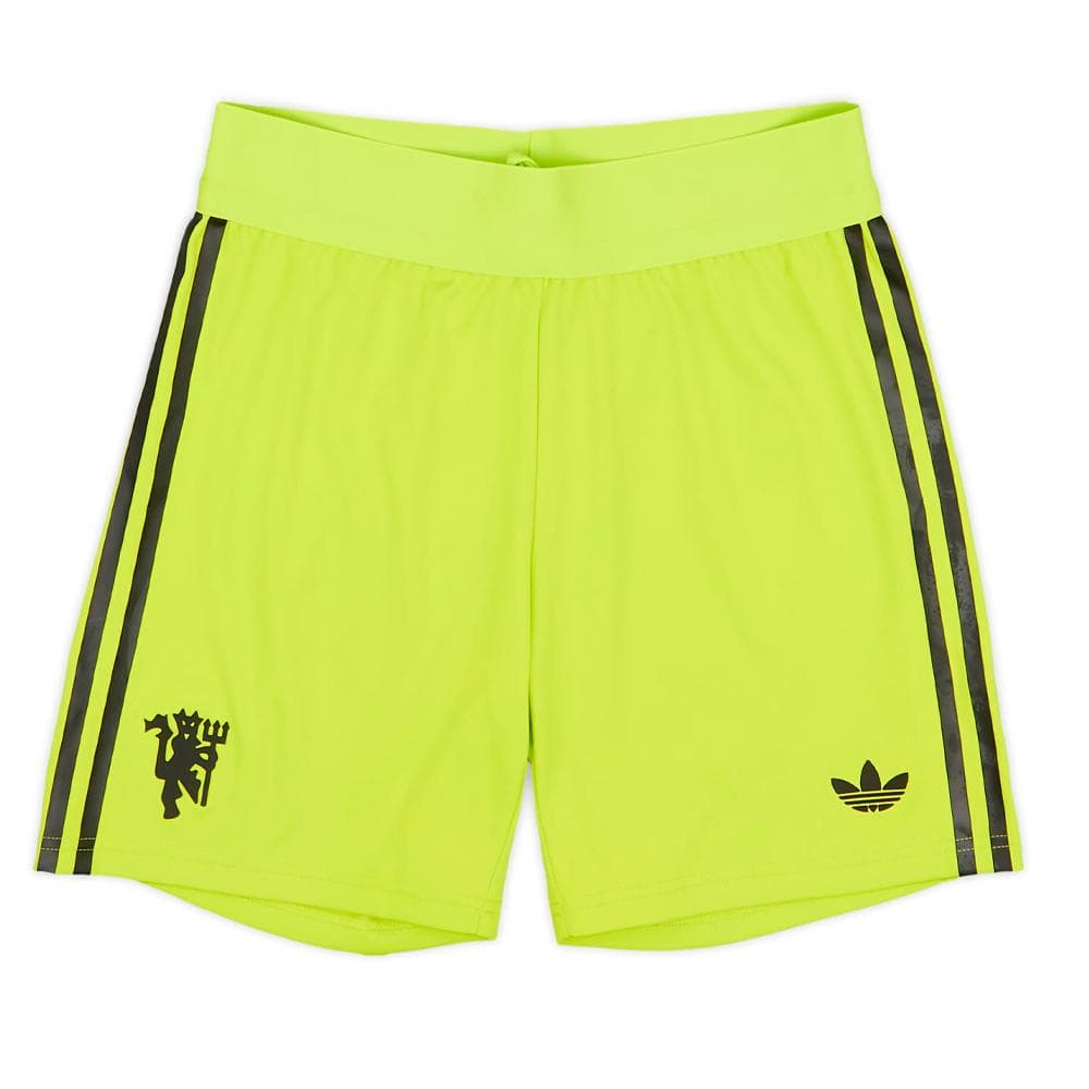 Manchester United Short de gardienne de but Jaune Adidas 2024-25 1