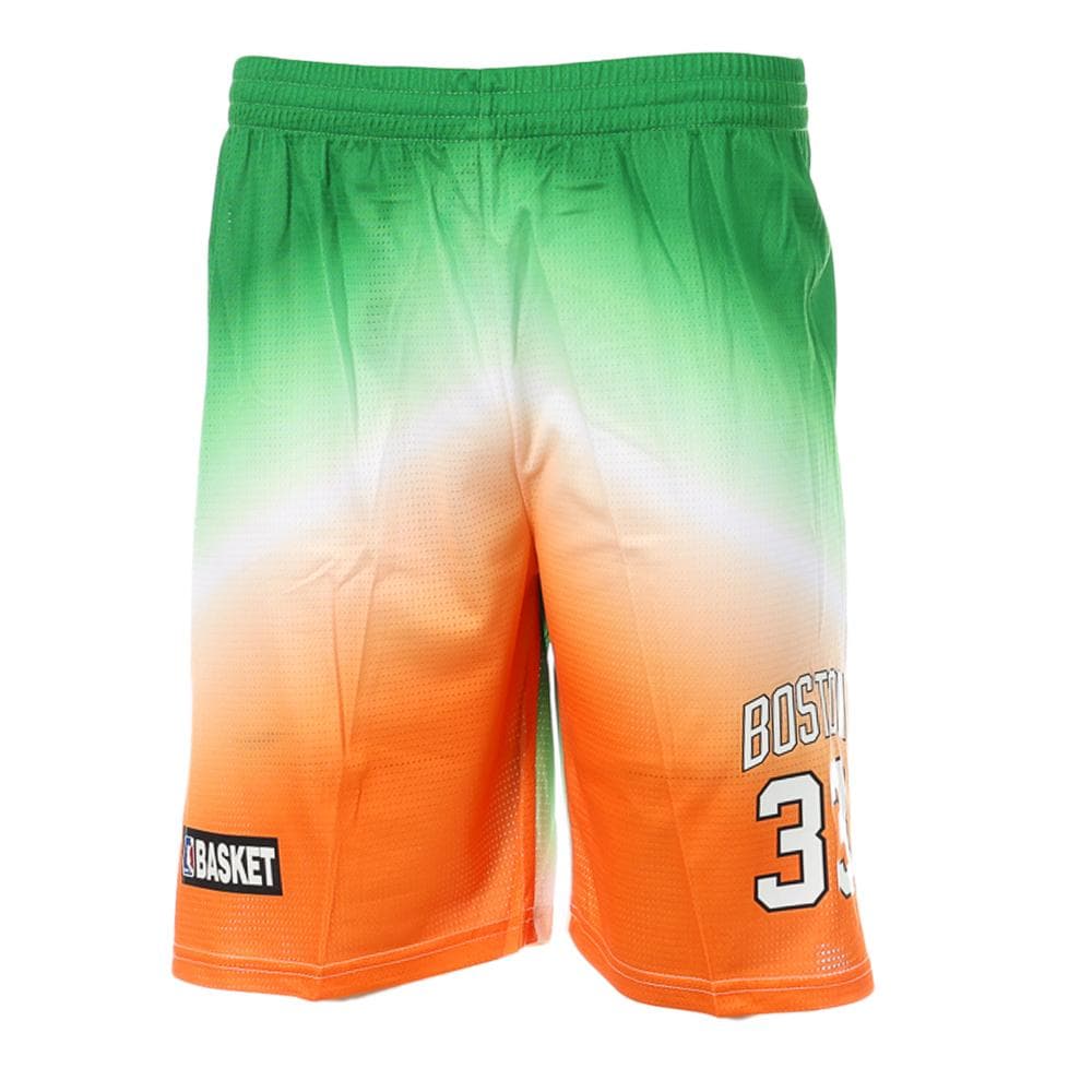Boston Short de basket Vert/Orange Homme Sport Zone 1