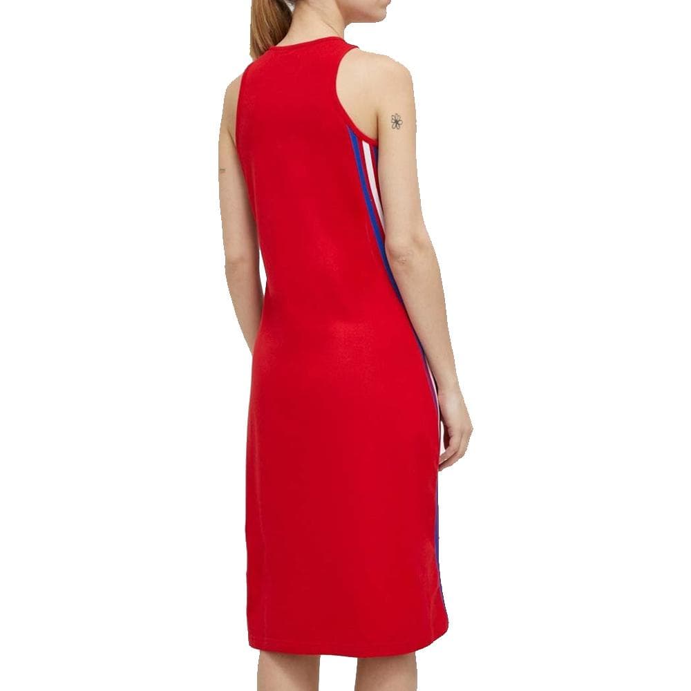 Robe Rouge Femme Adidas W Fi 3s Dress 2