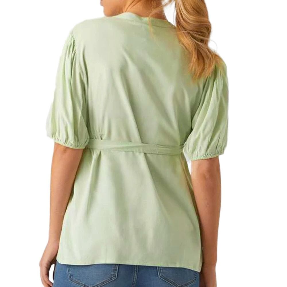 Blouse de Grossesse Verte Femme Mamalicious Mercy Lia 2