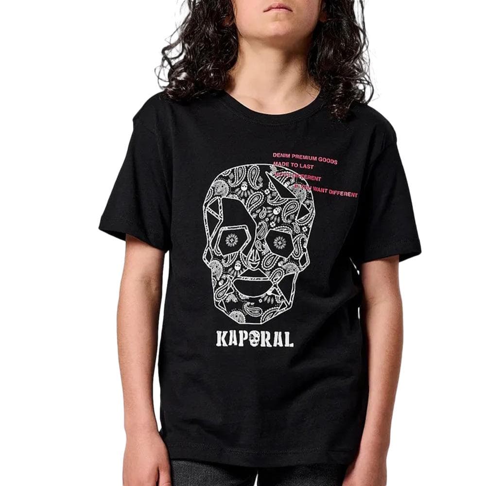 T-Shirt Noir Garçon Kaporal Onix 1