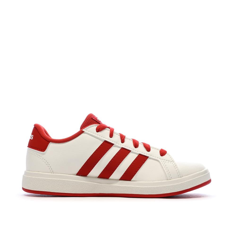Baskets Ecru/Rouge Garçon Adidas Grand Court 2.0 2
