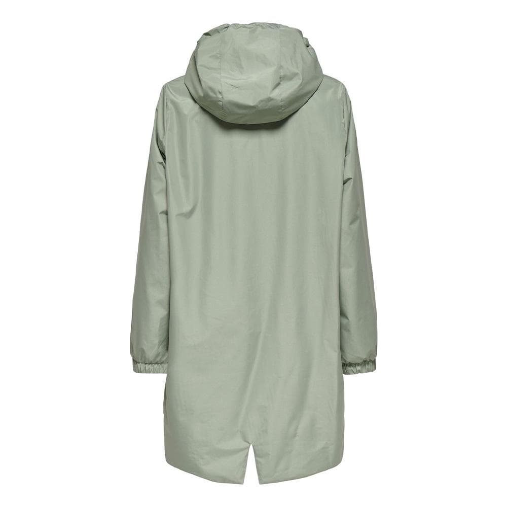 Coupe vent à capuche réversible Vert/Argent Femme Only Fry 4