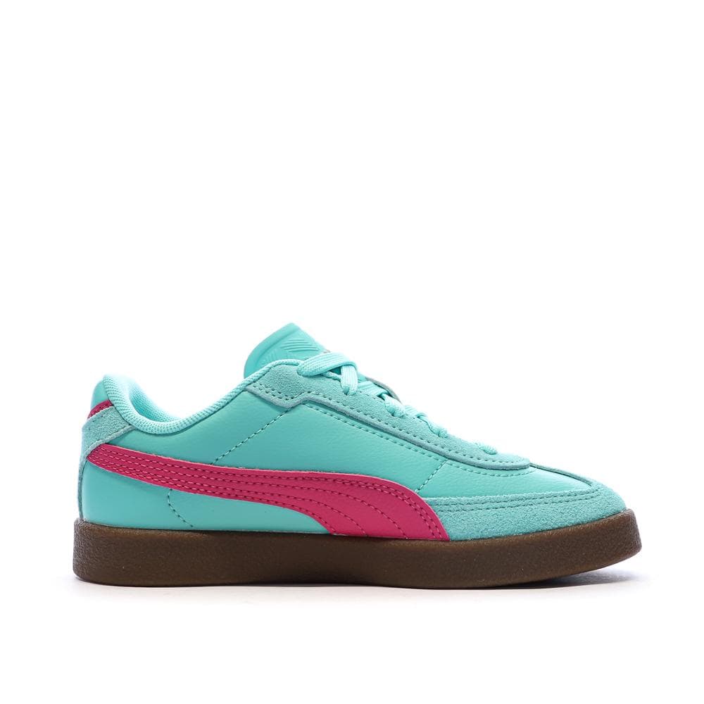 Baskets Turquoise/Fushia Garçon/Fille Puma Club 2