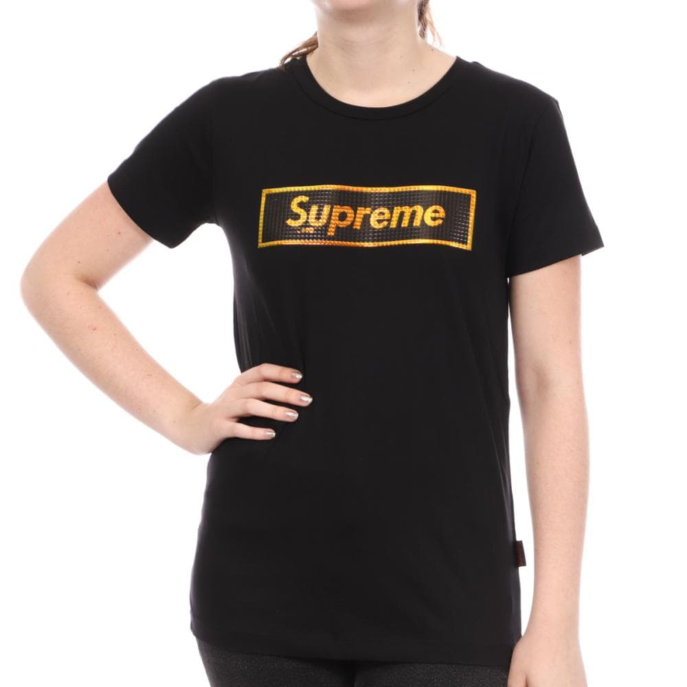 T-Shirt noir femme Supreme Grip Ganna 1