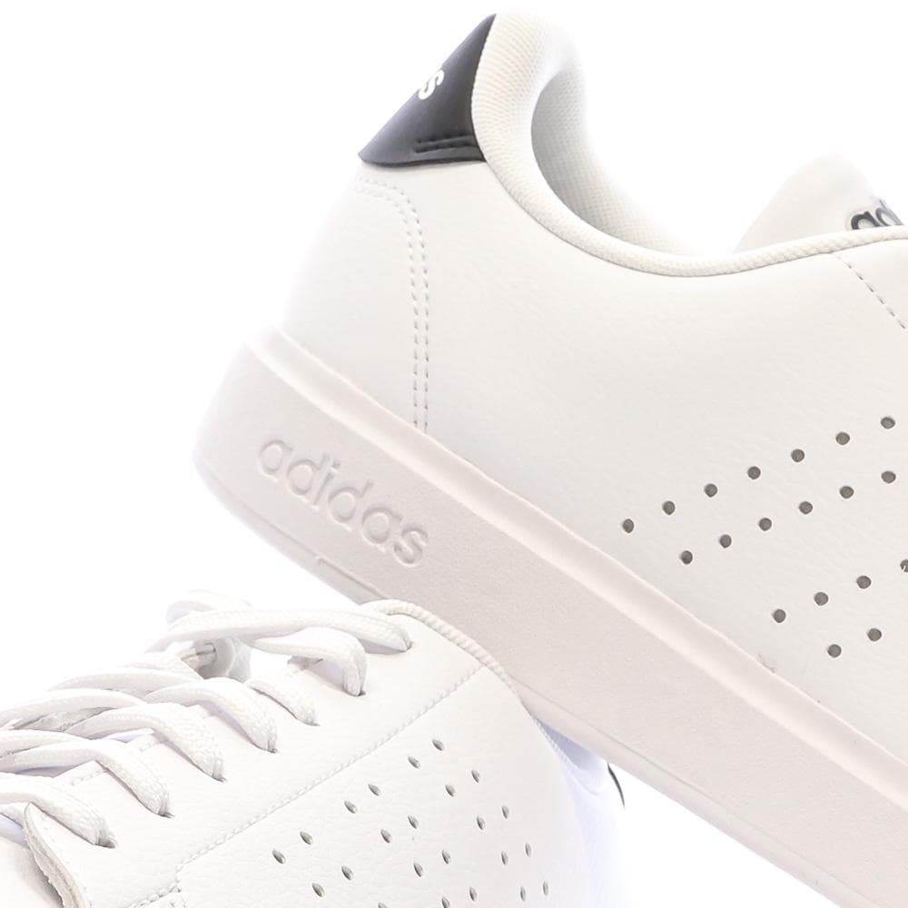 Baskets Blanches/Noir Homme Adidas Advantage 2.0 7