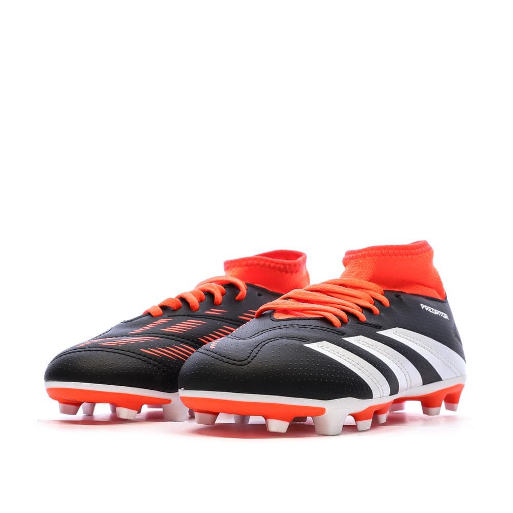 Chaussures de football Noir/Rouges Garçon Adidas Predator Club 6
