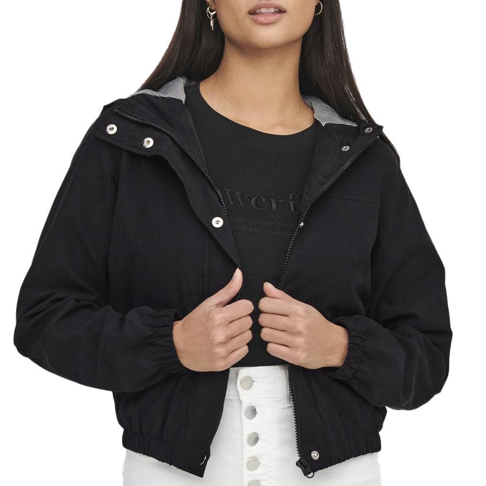 Blouson Noire Femme JDY Hazen Shine 15236012 1