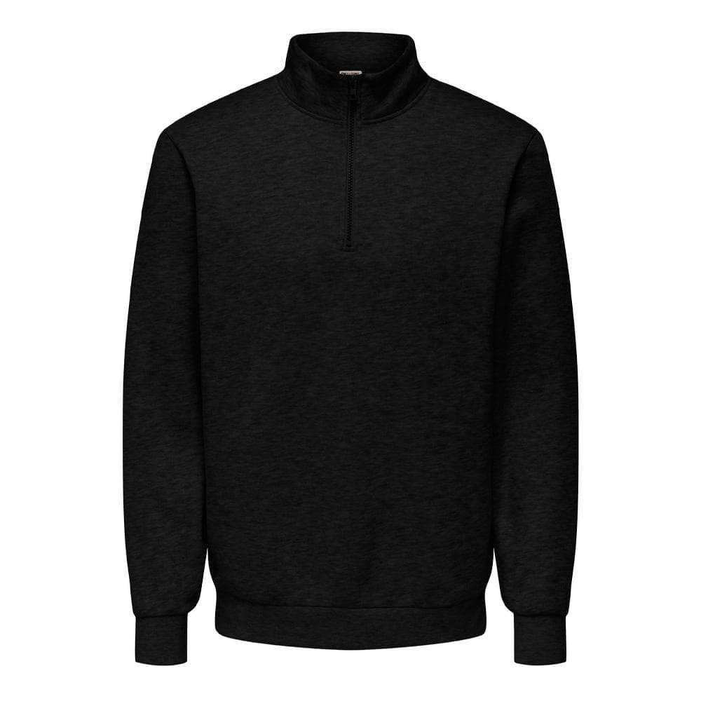 Sweat Noir Homme Only & Sons Chases 1