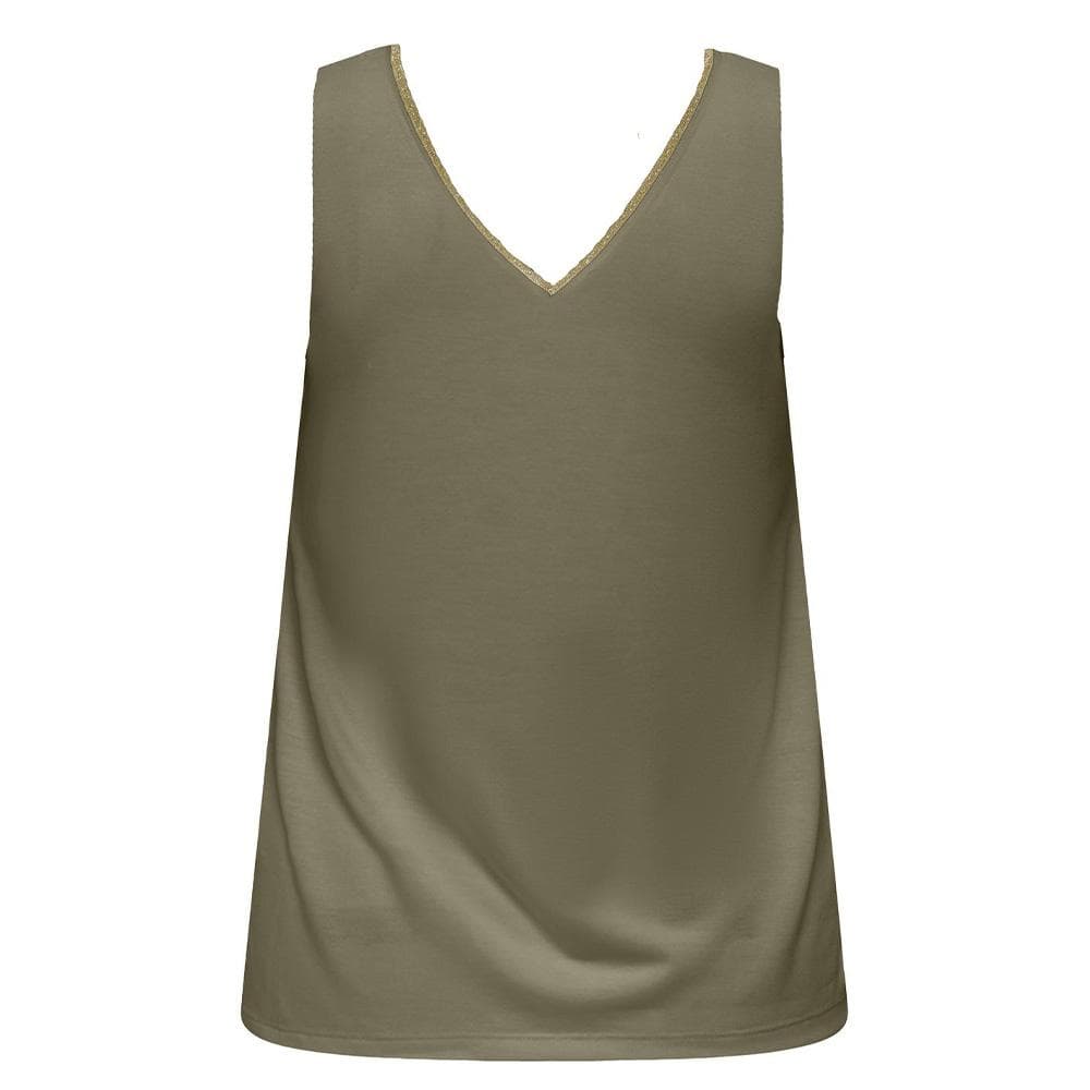 Débardeur Vert Femme JDY Lurex 2