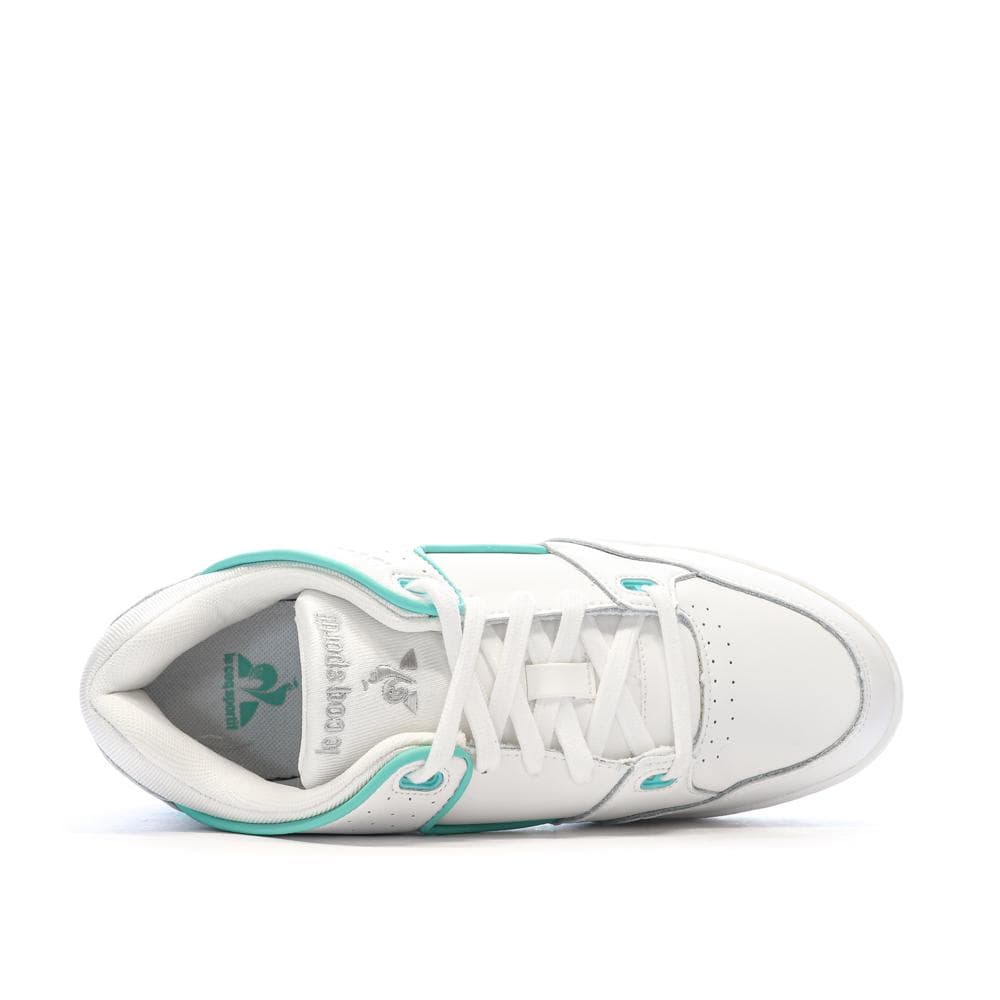 Baskets Blanches/Turquoises Homme Le Coq Sportif Nineties 4
