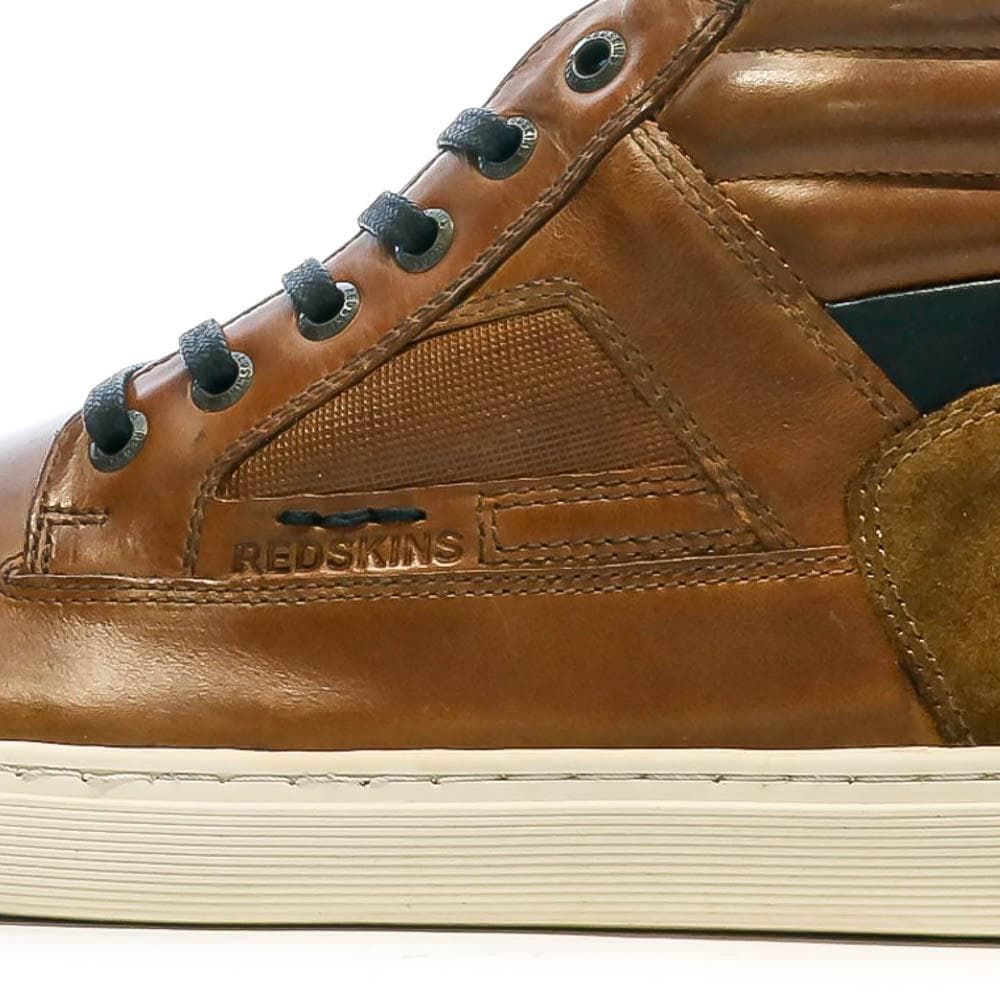 Baskets Marron Redskins Homme Fevrol LP391 7