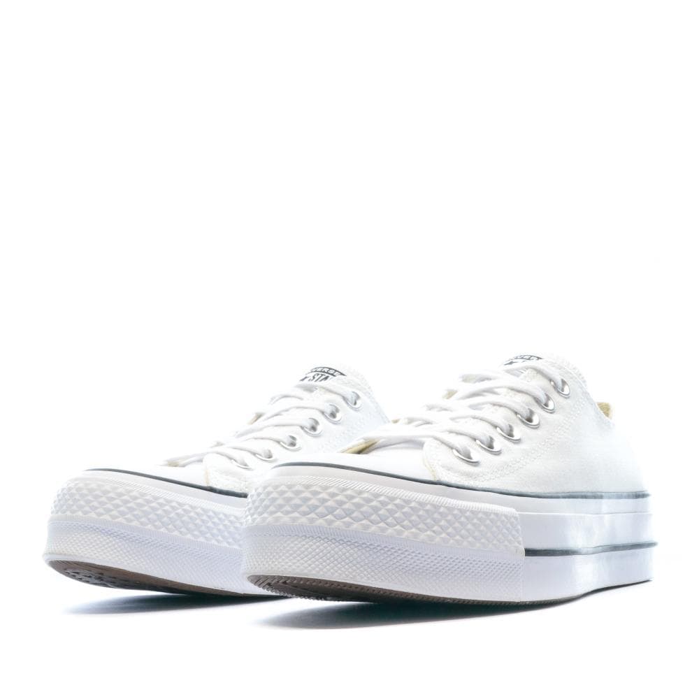 Baskets compensées Blanches femme Converse All Star 5