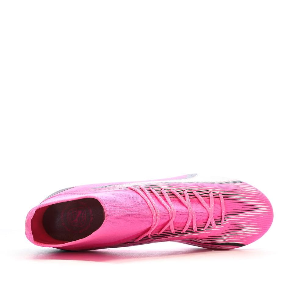 Chaussures de Football Rose/Noire Homme Puma Ultra Pro 4