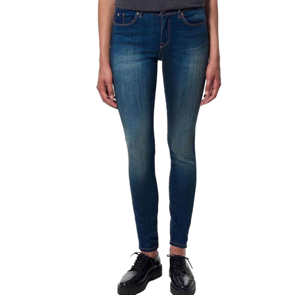 Jean Slim Bleu Délavé Femme Kaporal Jeans FLORE 1