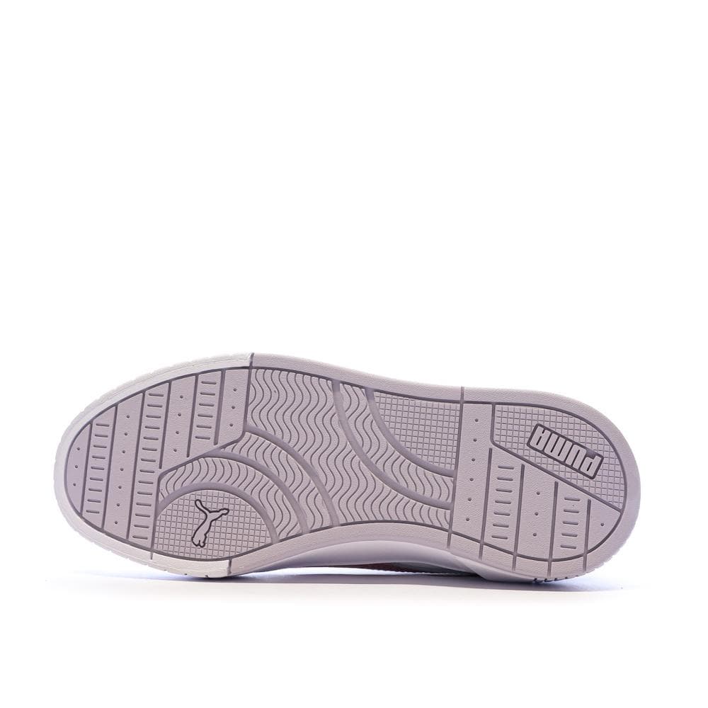 Baskets Blanches/Roses Fille Puma Carina Mia 5