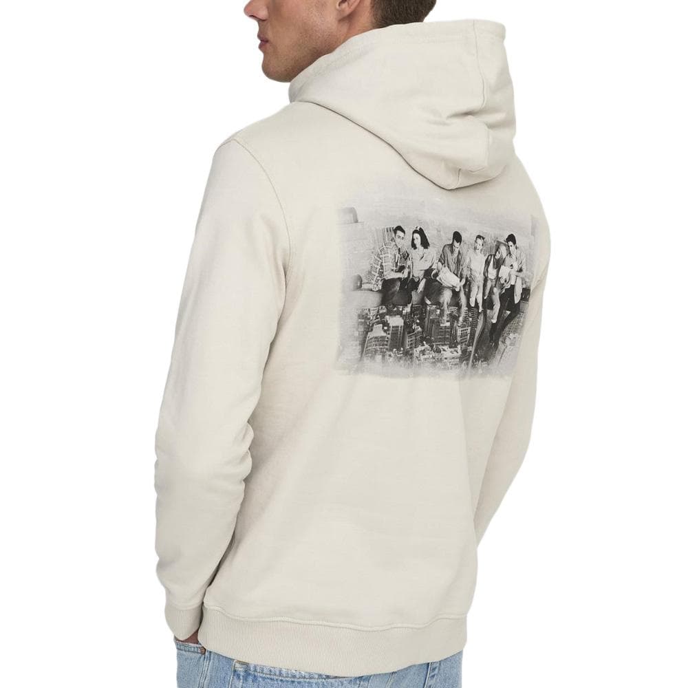 Sweat à Capuche Beige Homme Only & Sons Friends 2