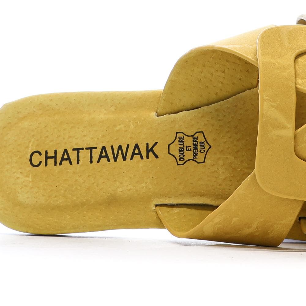 Claquettes Jaune Femme Chattawak Pace 7
