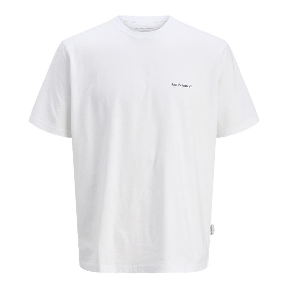 T-Shirt Blanc Homme Jack & Jones Back 3