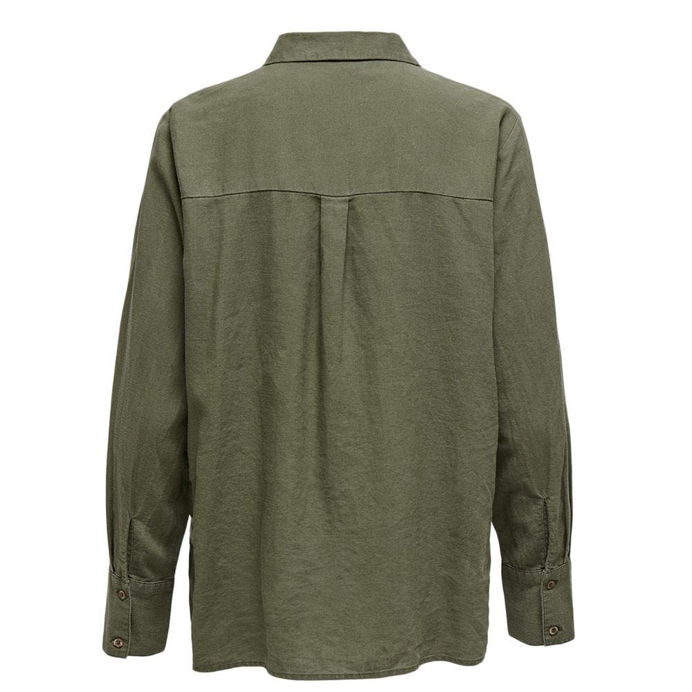 Chemise Kaki Femme JDY Linen 4