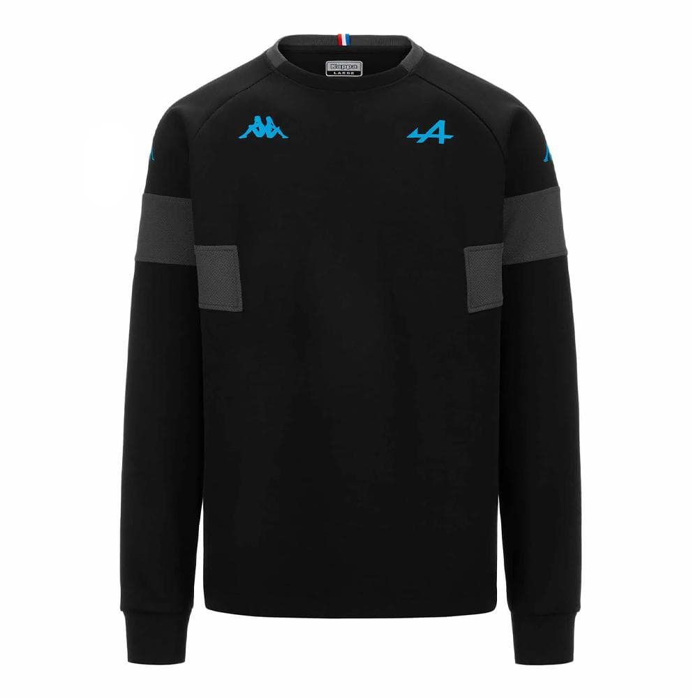Sweat Noir/Turquoise Garçon Kappa Adofod Alpine F1 371R75W 1