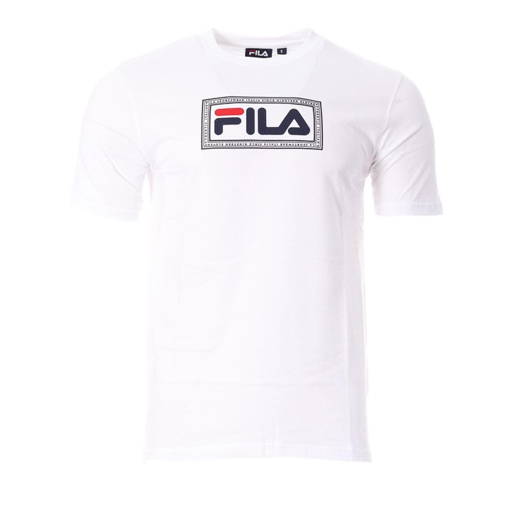 T-shirt Blanc Homme Fila Build 1