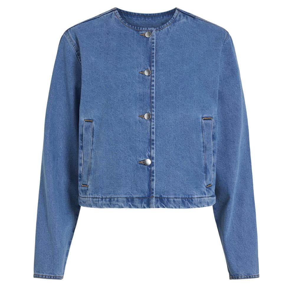 Veste en Jean Bleu Femme Vila Reba 1