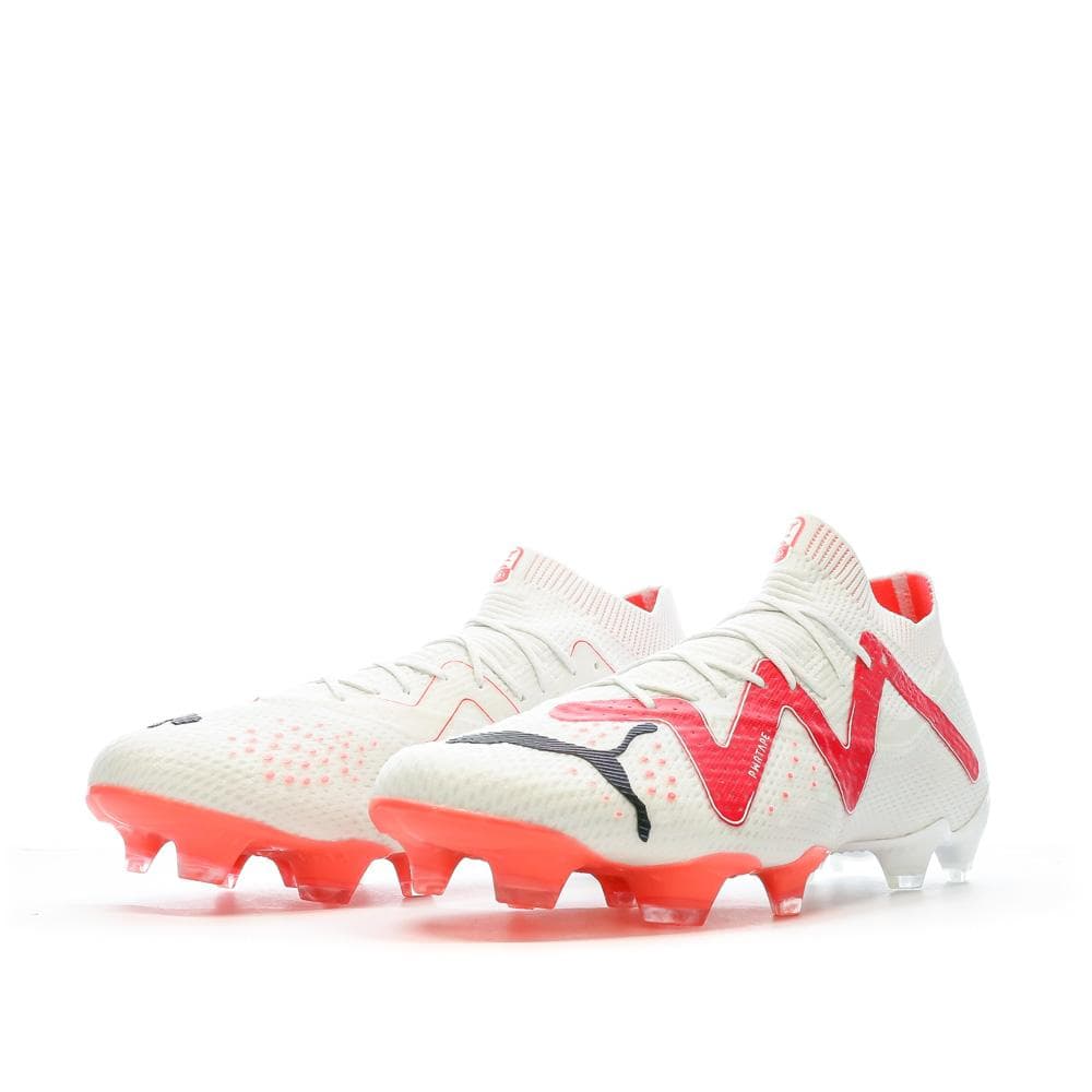 Chaussures de foot Blanc/Rose Homme Puma Future Ultimate FG 6