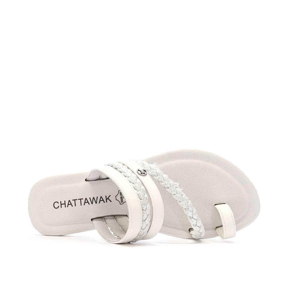 Sandales Blanc Femme Chattawak TIFA 4