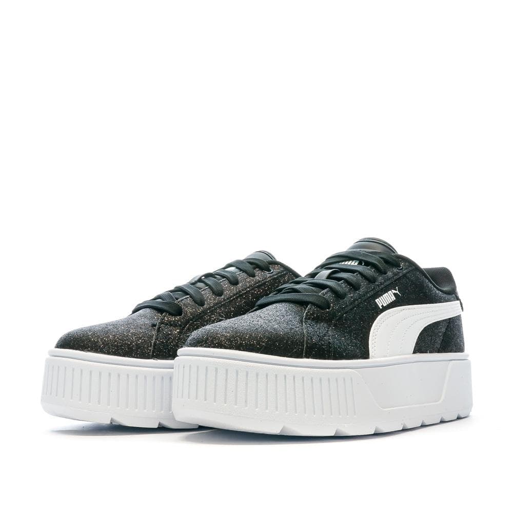 Baskets Noir/Paillettes Femme Puma Karmen Glitz 6