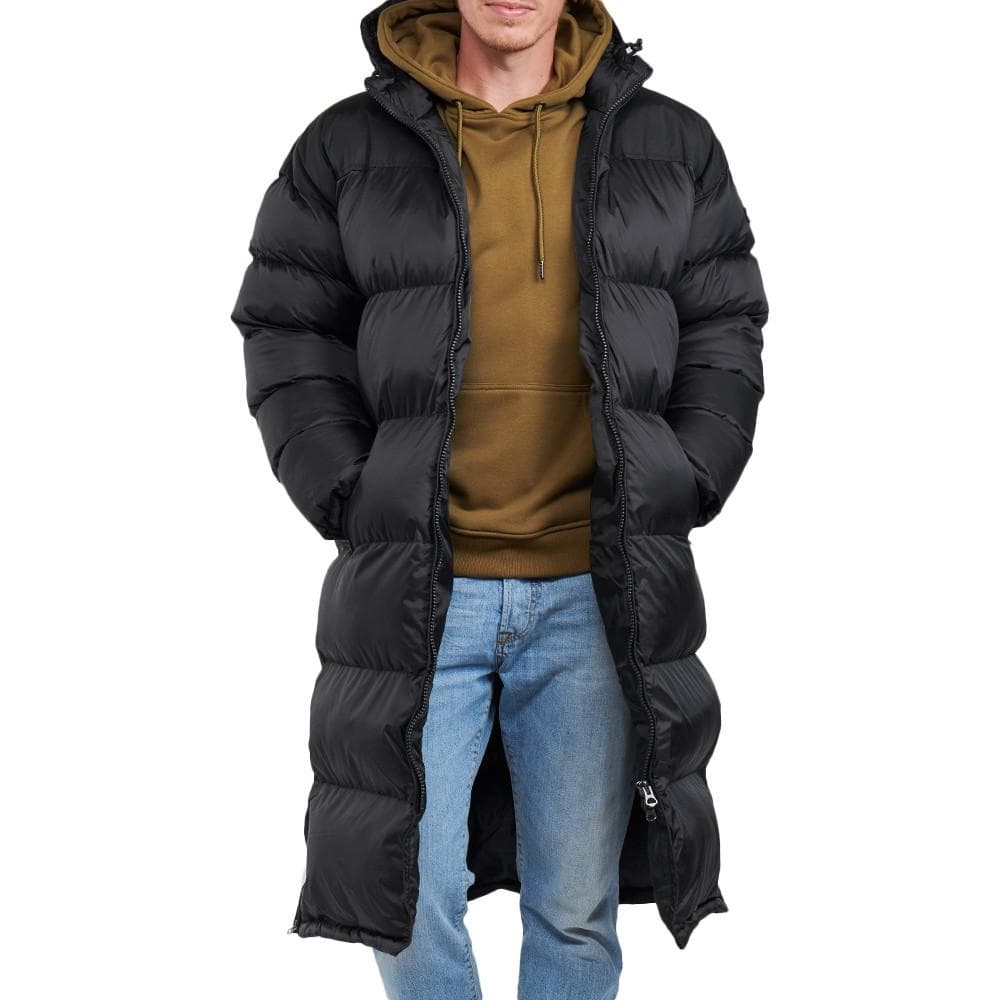 Doudoune Noire Homme Schott Extra Longue 1