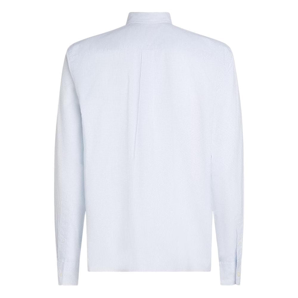 Chemise Blanche/Bleu Clair Homme Tommy Hilfiger Flex 2