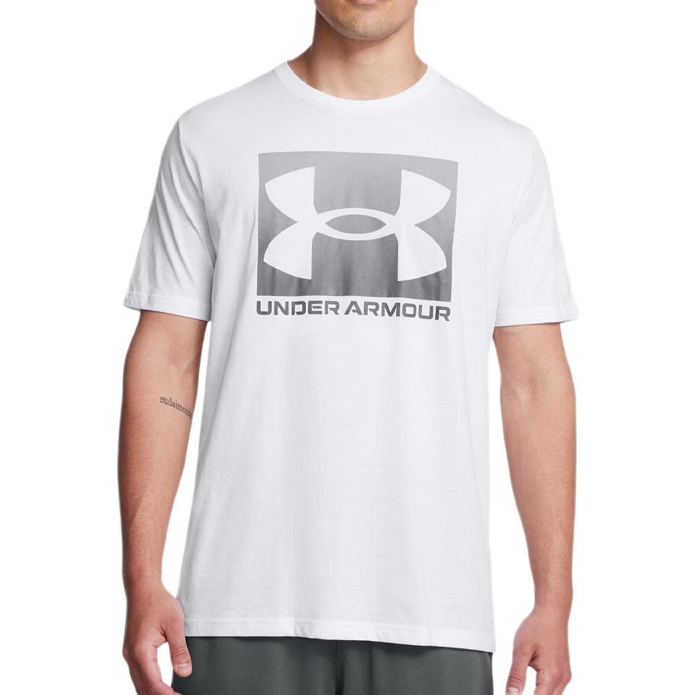 T-Shirt Blanc Homme Under Armour Boxed Updated 1