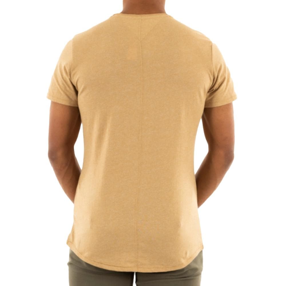 T-shirt Beige Homme Tommy Hilfiger Slim Jaspe 2