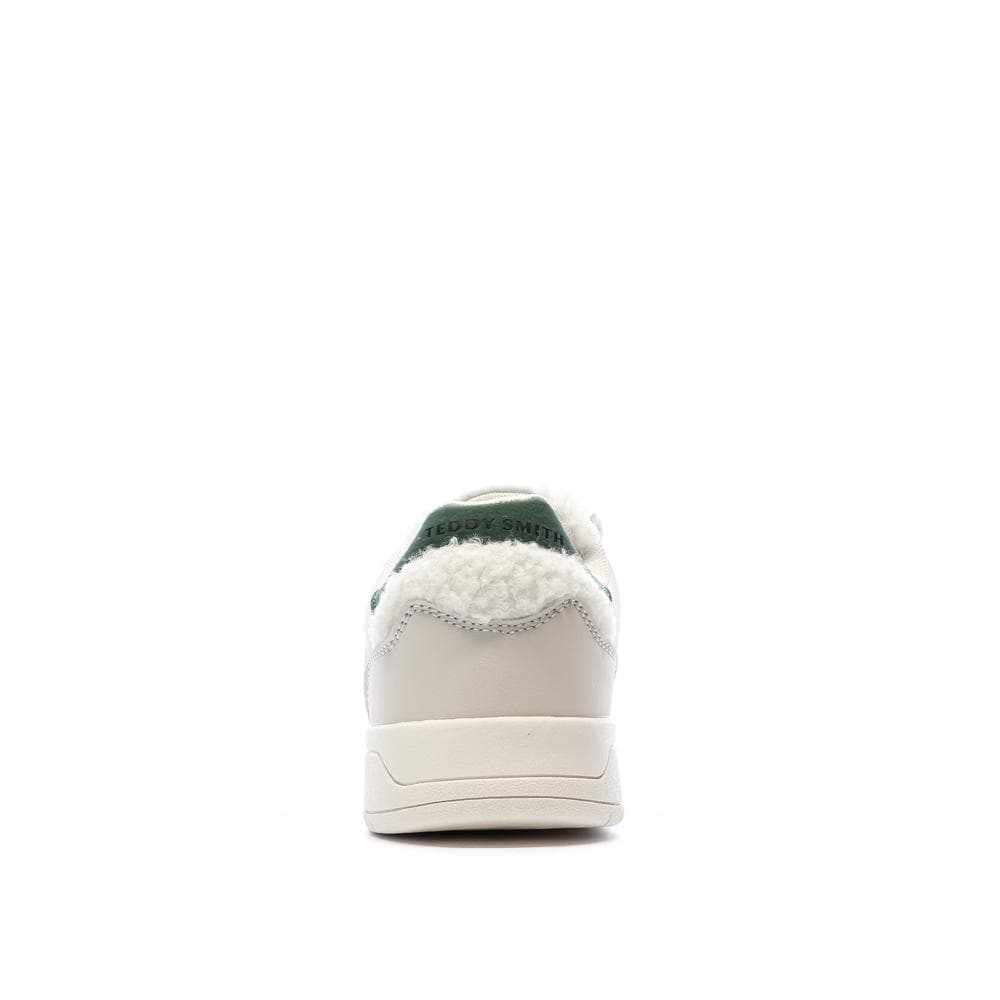 Baskets Ecru/Verte Femme Teddy Smith Sra C 3