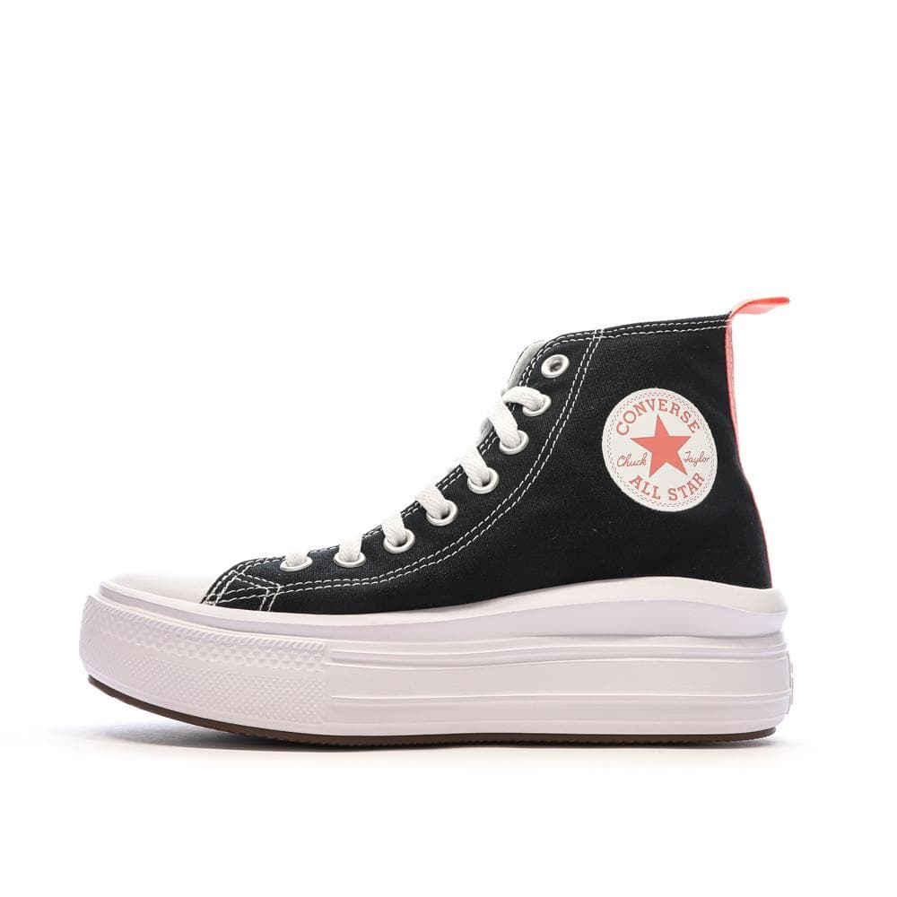 Baskets Noir/Rose Femme Converse All Star Move Platform 1