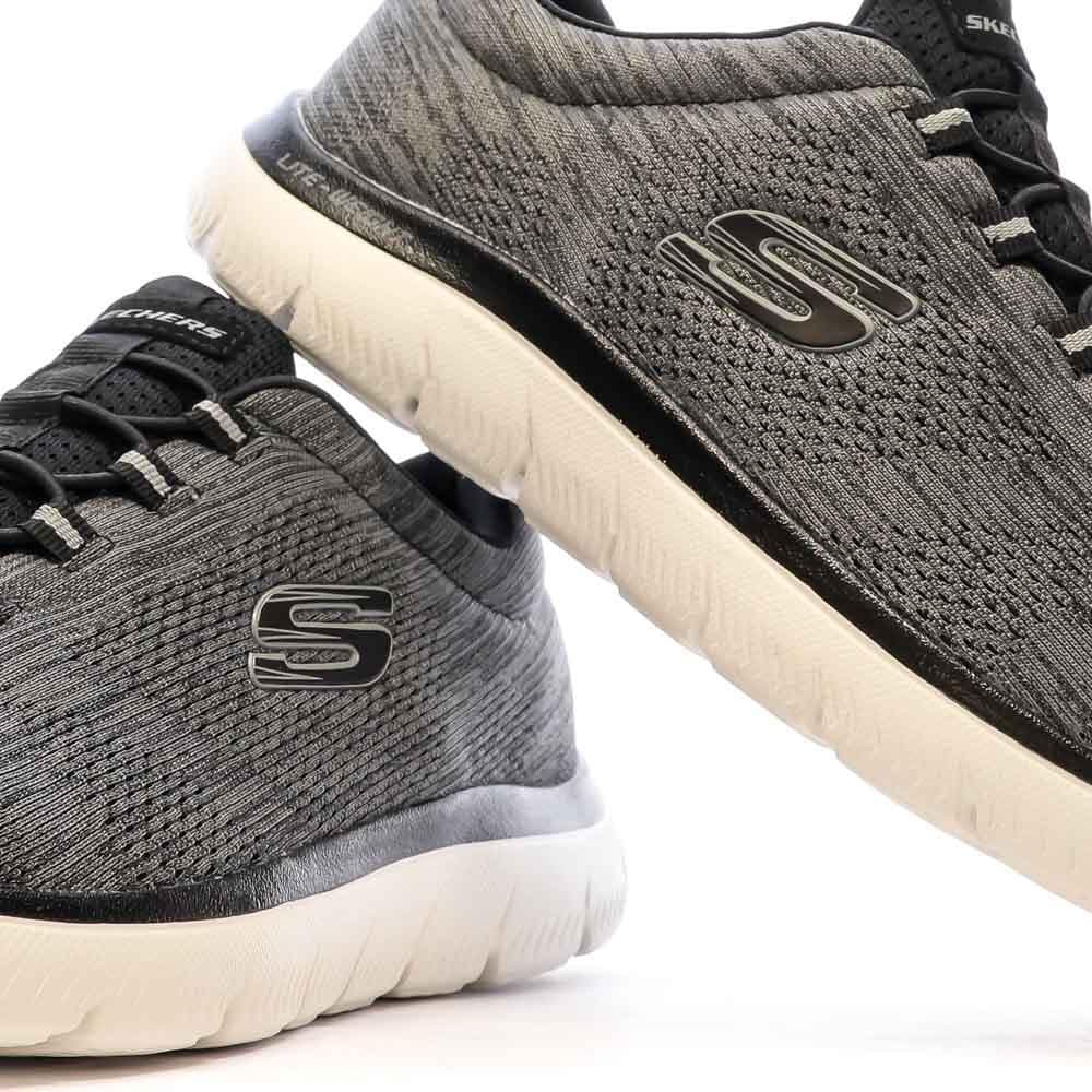 Baskets Grises Homme Skechers Summits 7
