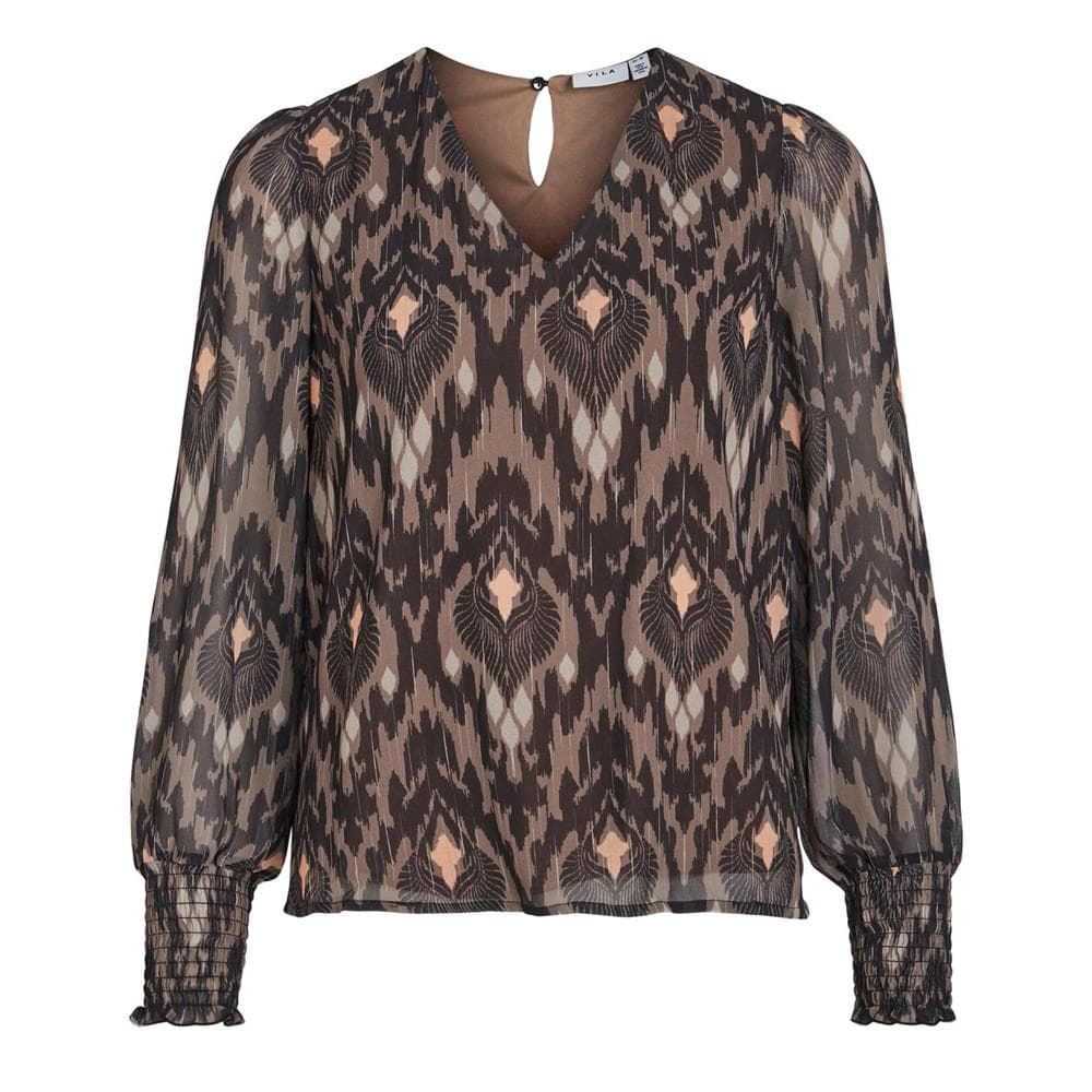 Blouse Marron Femme Vila Vimary 1