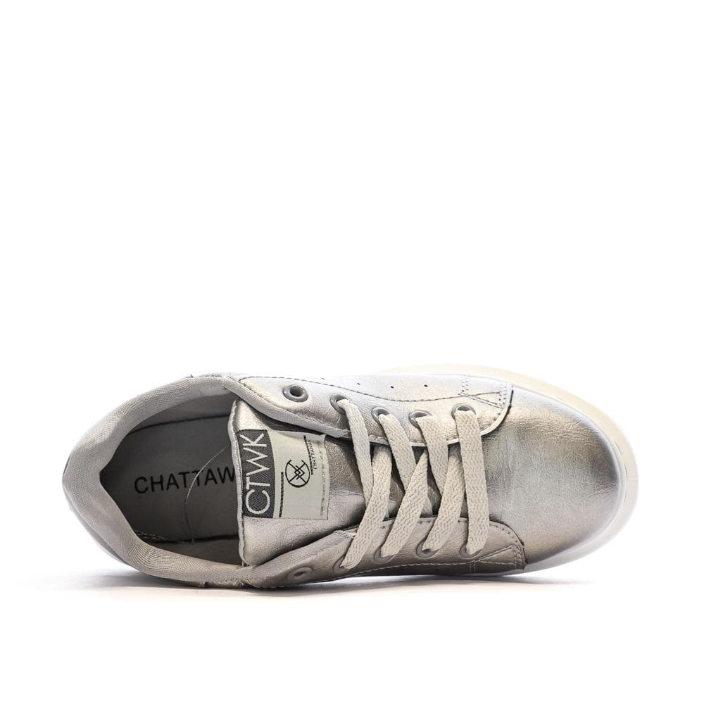 Baskets Argent Femme Chattawak HAWAI 4