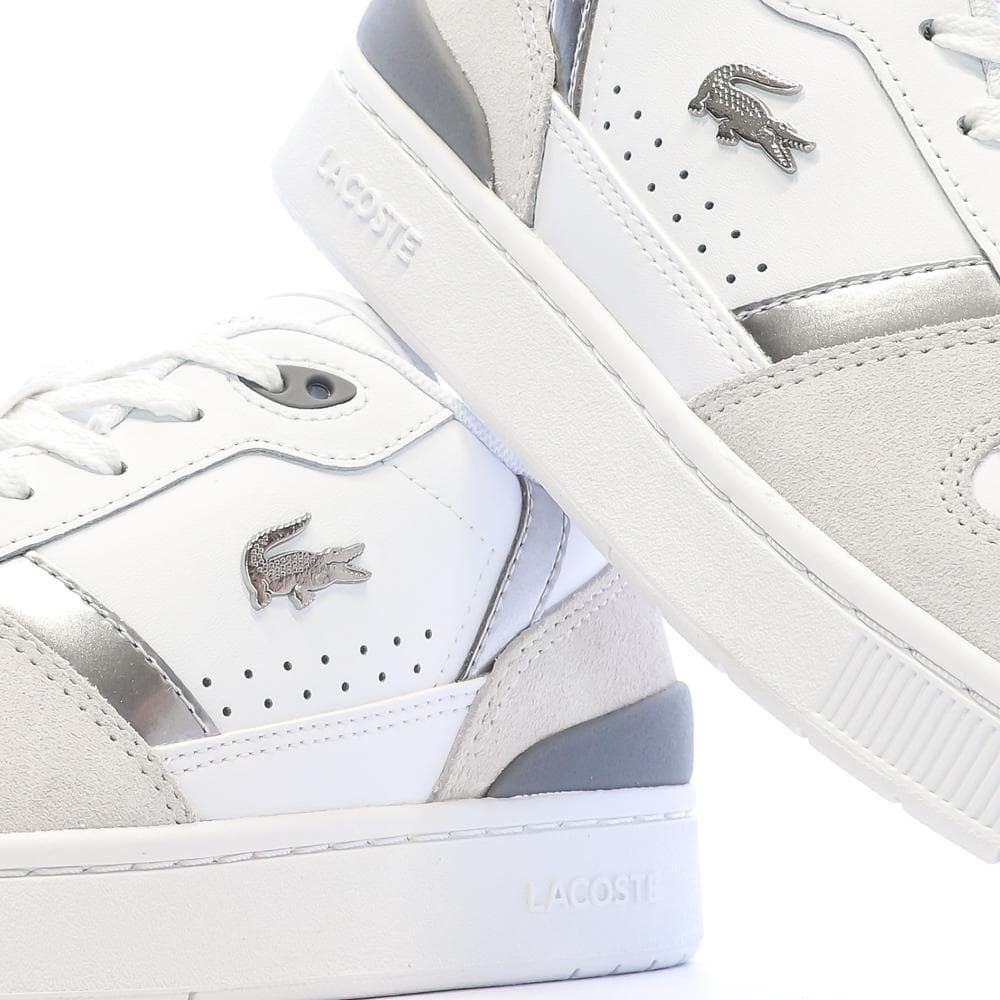 Basket Blanc/Gris Femme Lacoste T-clip Set 224 7