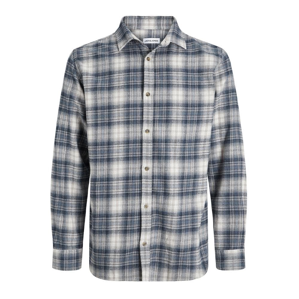 Chemise Bleu à Carreaux Garçon Jack & Jones Shua 1