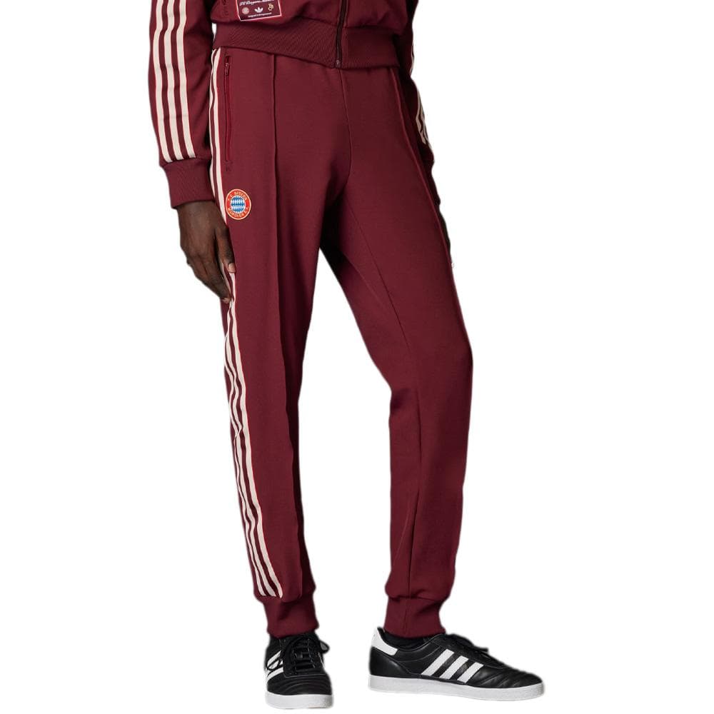 Bayern Munich Jogging Bordeaux Homme Adidas Icons 1