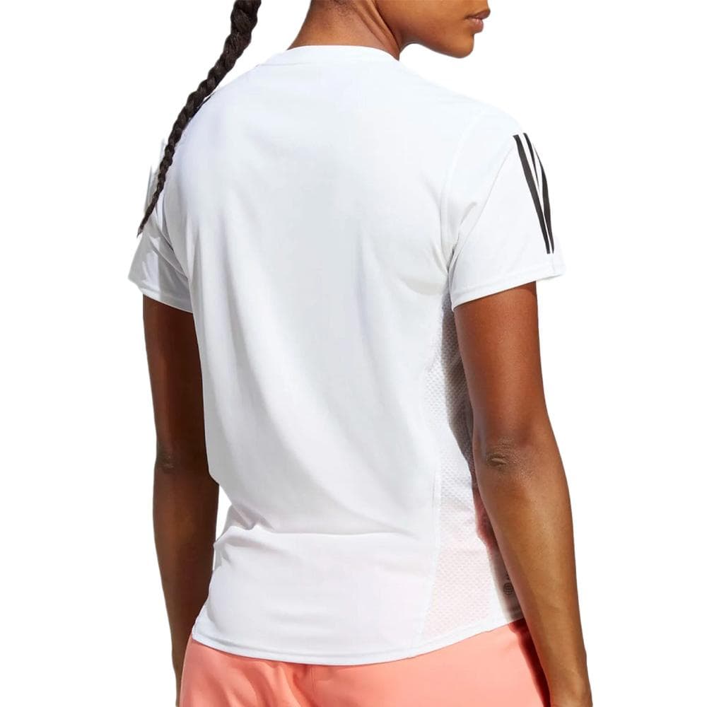 T-Shirt Blanc/Noir Femme Adidas Own 2